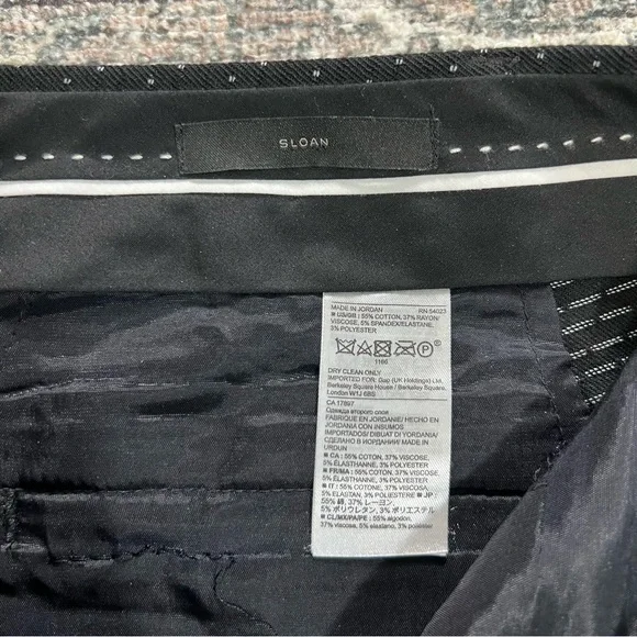 Banana Republic Sloan Fit Black Polka Dot Pants Women’s Size 6 Petite - Picture 12 of 12